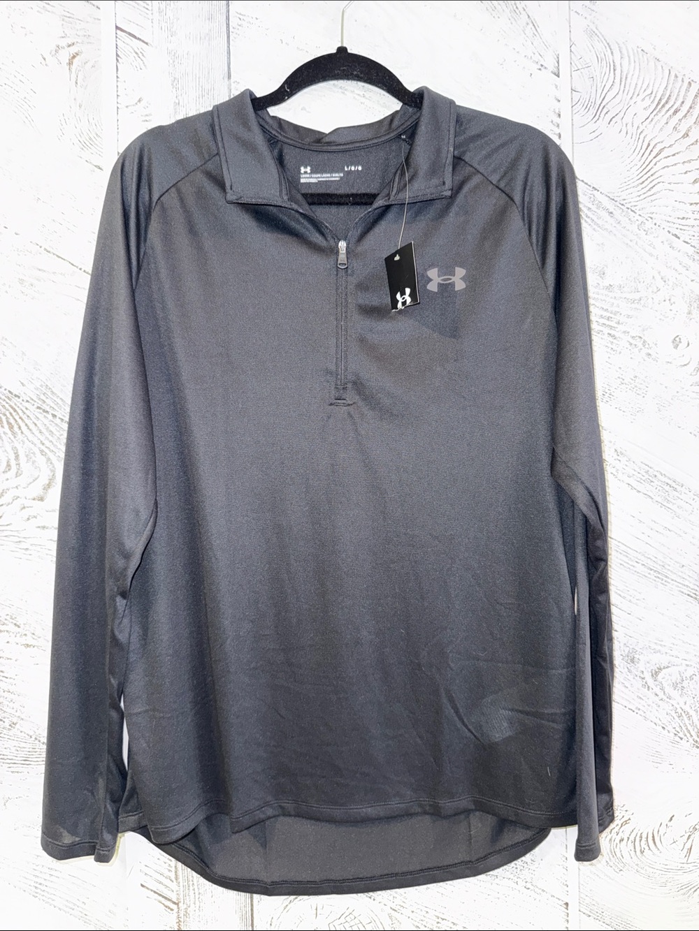 Under Armour Men's Dark Gray Half-Zip Performance Pullover